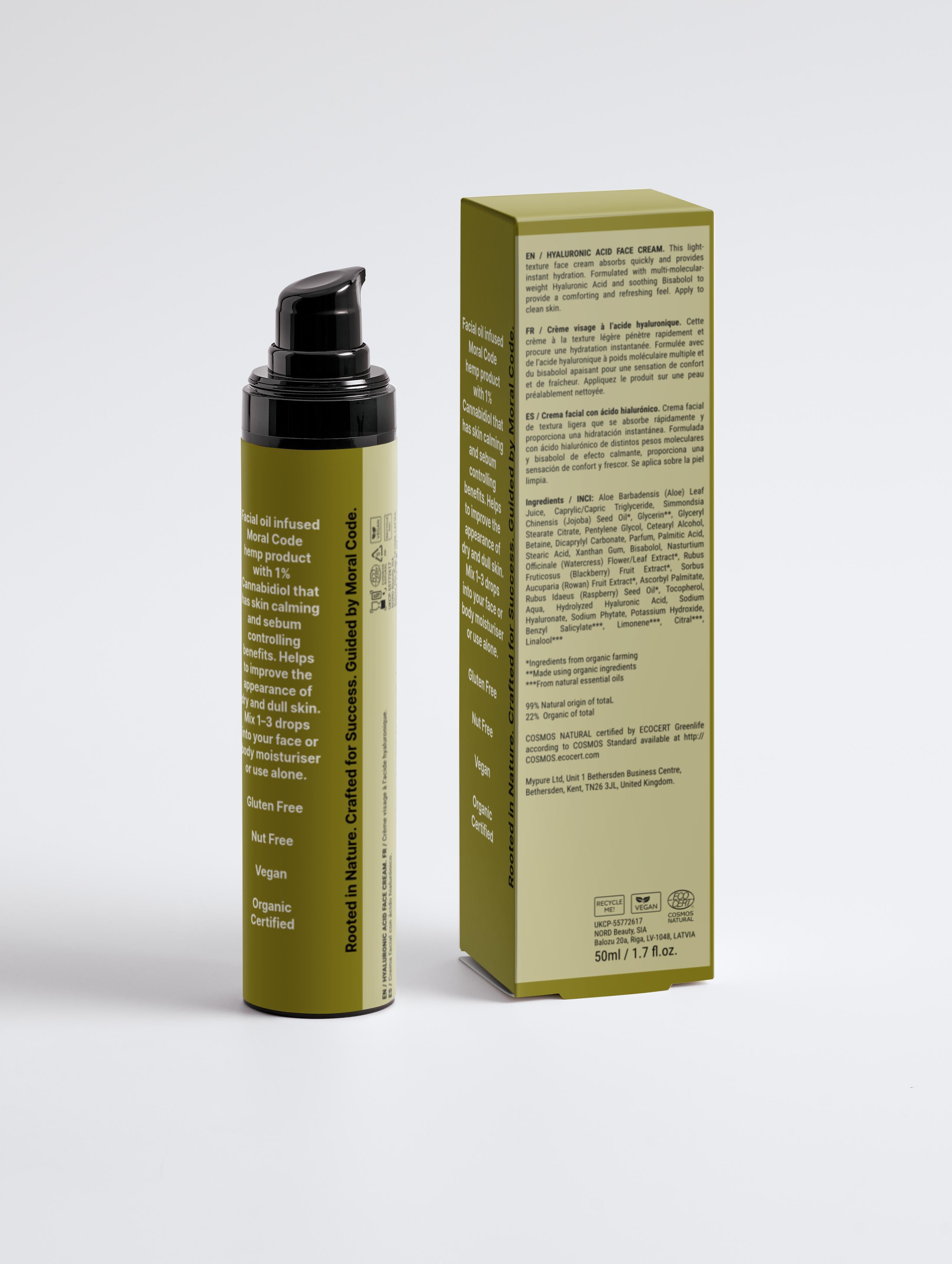 Hyaluronic Acid Face Cream for Men