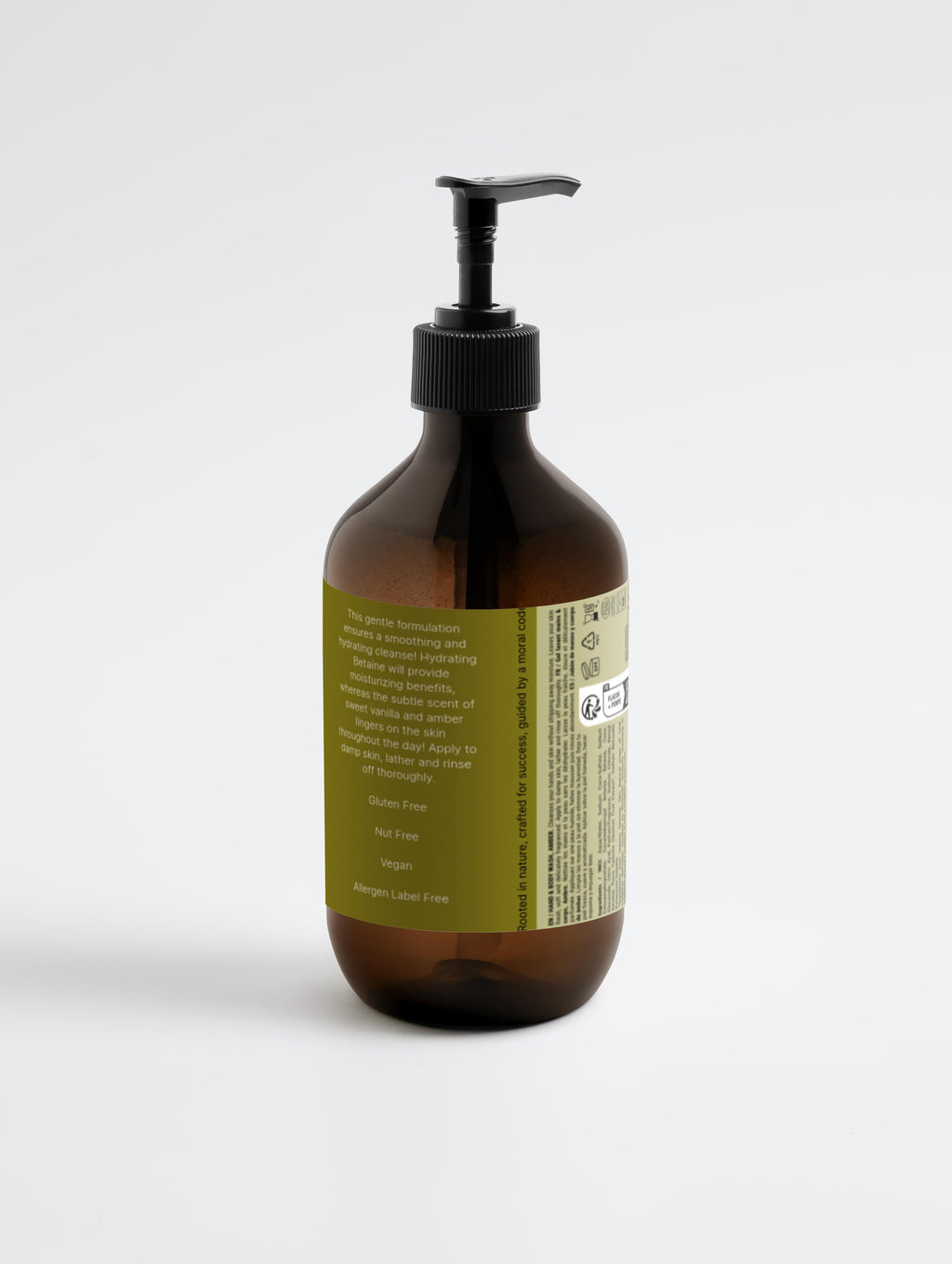 Hand & Body Wash, Patchouli & Amber Vanilla