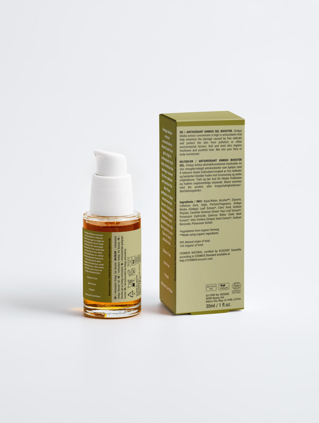 Antioxidant Ginkgo Gel Booster