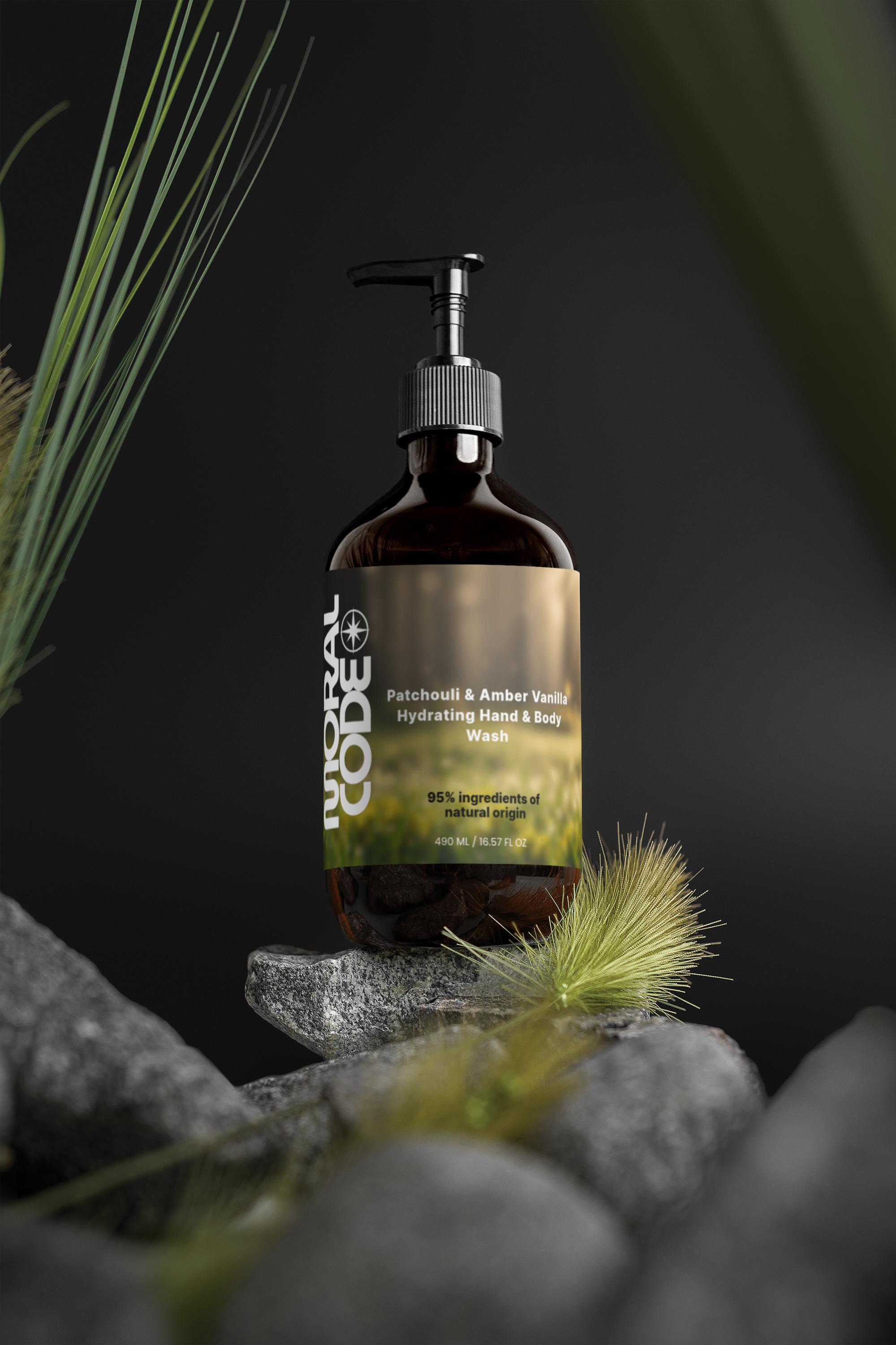 Hand & Body Wash, Patchouli & Amber Vanilla